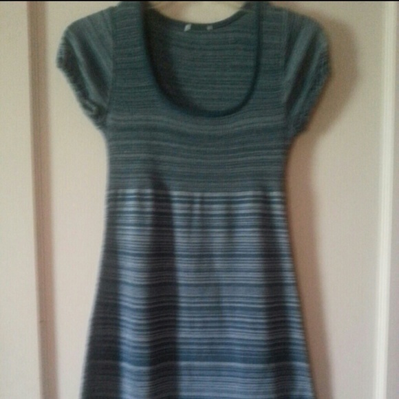 Green lightweight sweater dress