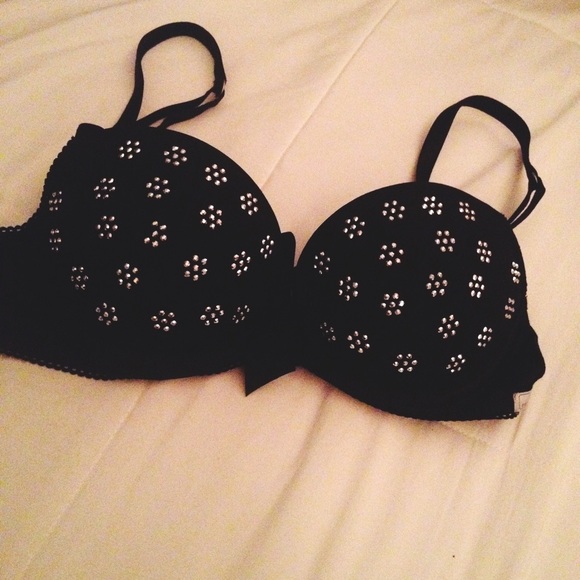 32B Limited Ed. Holiday Black/Sparkle Aerie Bra