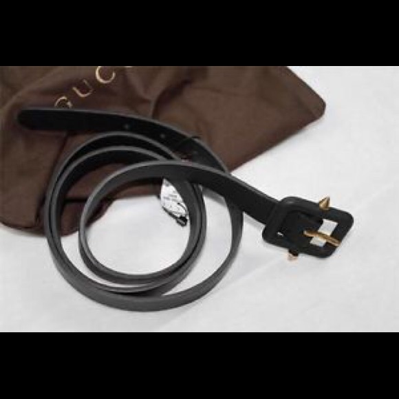 GUCCI✨ Leather skinny belt NWT. 36 - Picture 3 of 4