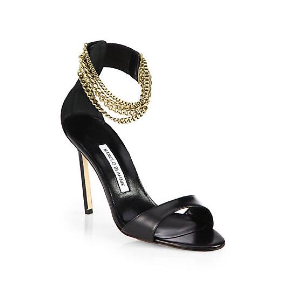 Manolo Blahnik Evolu Chain sandals