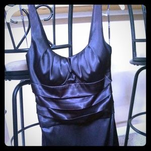 B. Darlin satin little black dress