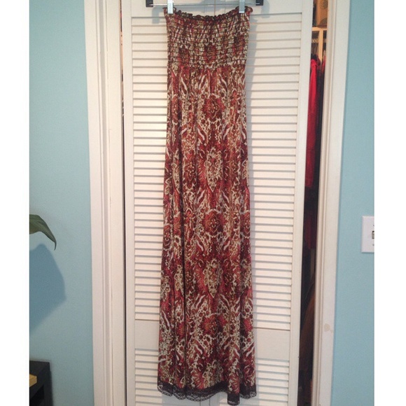 Paisley maxi dress