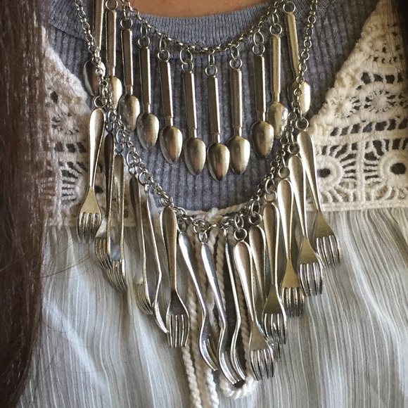 🍴Fun Spoon And Fork Necklace🍴 - Picture 3 of 3