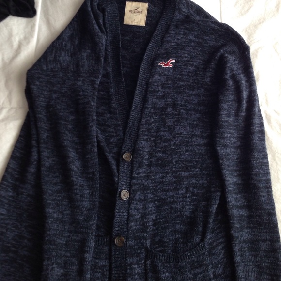 Navy cardigan