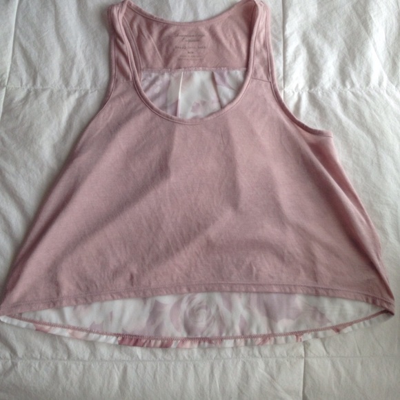 Rose pink flowy tank