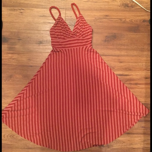 Forever 21 Dresses & Skirts - 🎉3x Host Pick🎉Forever 21 Orange Striped Sundress