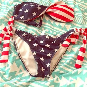 American flag bikini