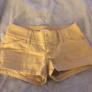 Abercrombie and Fitch khaki shorts size 2
