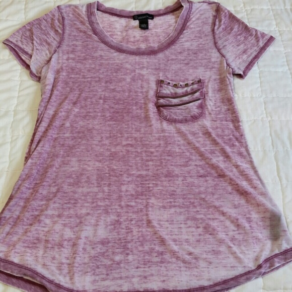 Purple Distressed Top