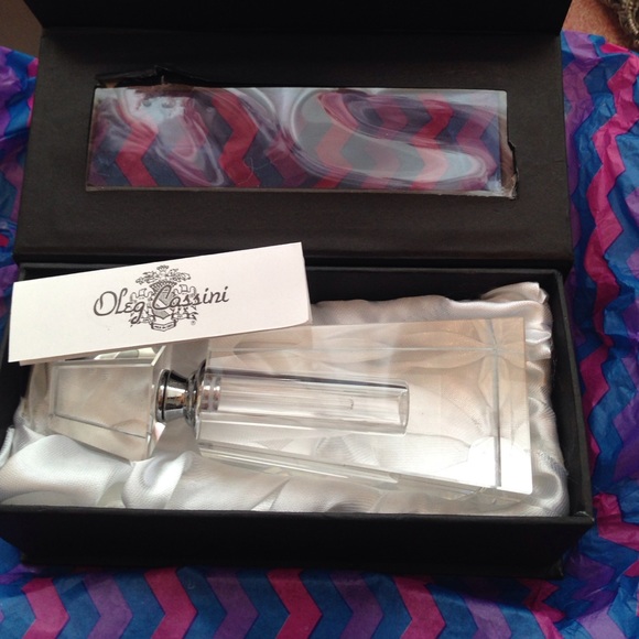 Oleg Cassini "Cleopatra"Crystal Perfume Bottle