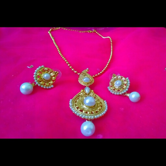 Perl necklace indian/ pakistani latest wedding