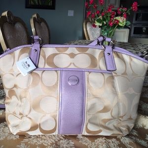 Beautiful, genuine (NWT) Coach purse.