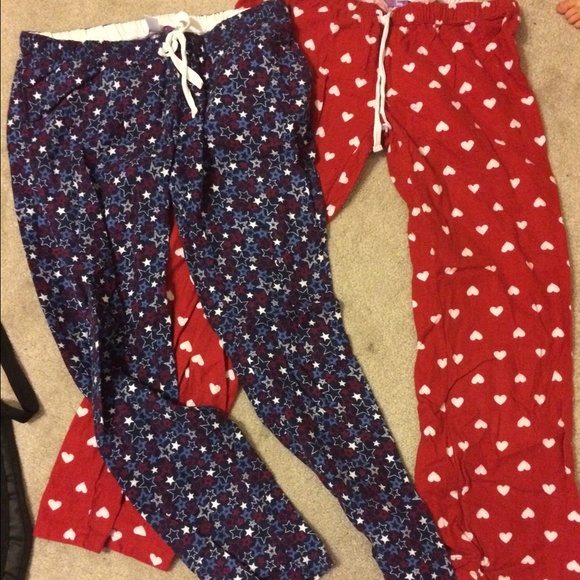 2 pair maternity sleep pants.