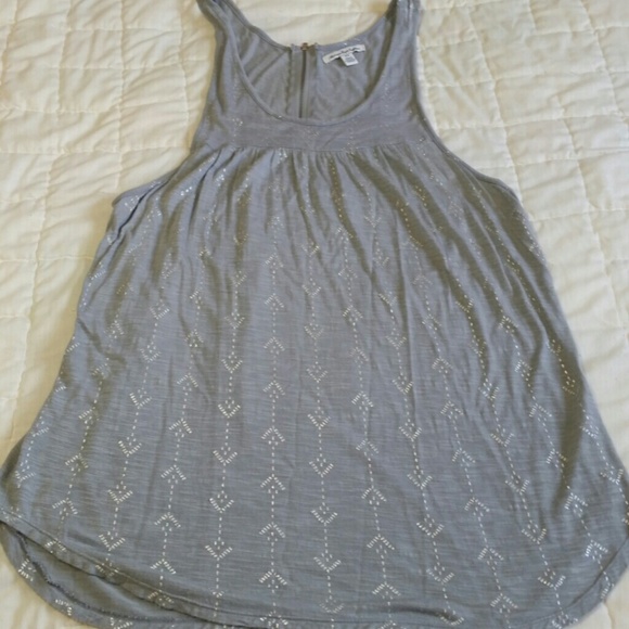 Grey/silver tank top