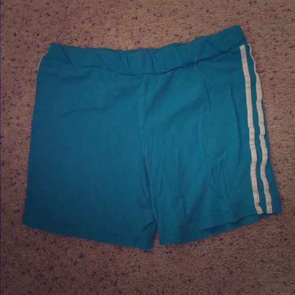 Blue Stretchy Shorts
