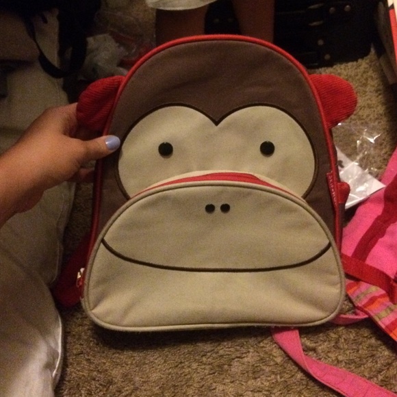 Skip hop monkey back pack