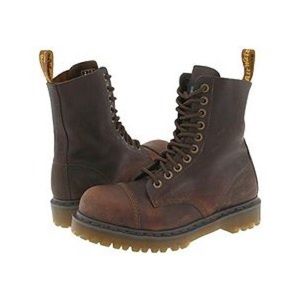 Brown doc martens