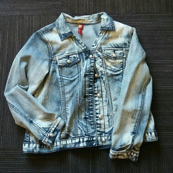 Apple Bottoms Acid Wash Jean Jacket