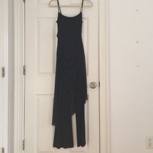 Black jumpsuit/dress cover up