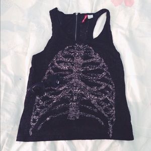 H&M rib cage shirt