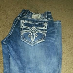 Mens Rock Revival Jeans