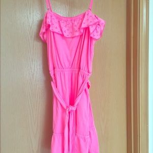 Aeropostale Pink Sun Dress/Swimsuit Coverup