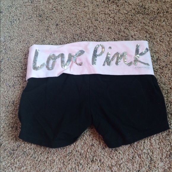 Pink Yoga Shorts