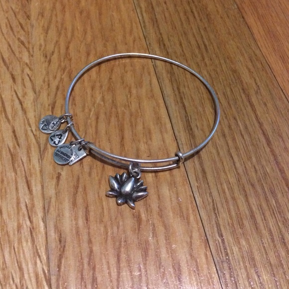 Lotus Alex and Ani sliver bracelet