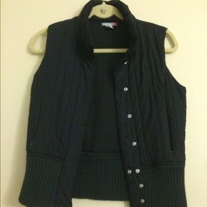 Black winter vest