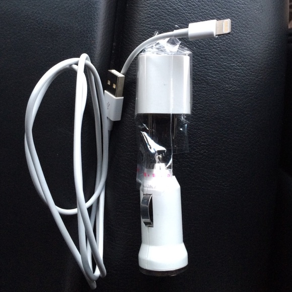 1) complete set of  Apple phone charger