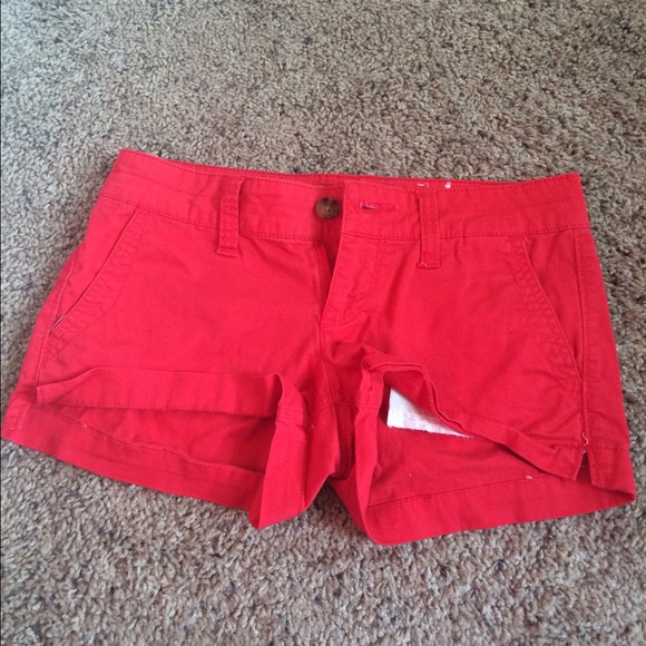 Gorgeous red shorts.