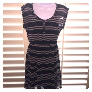 Black and white Stripped dress