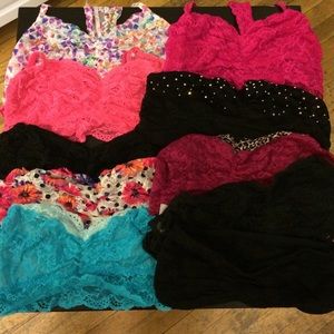 Ten Victoria's Secrets Bralettes, Large