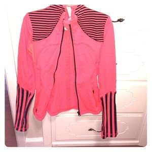 Neon orange Lulu Lemon jacket