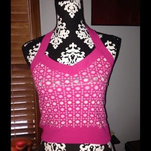 Knit Halter Top - Bebe logo
