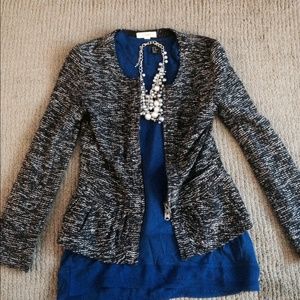 Jcrew peplum jacket