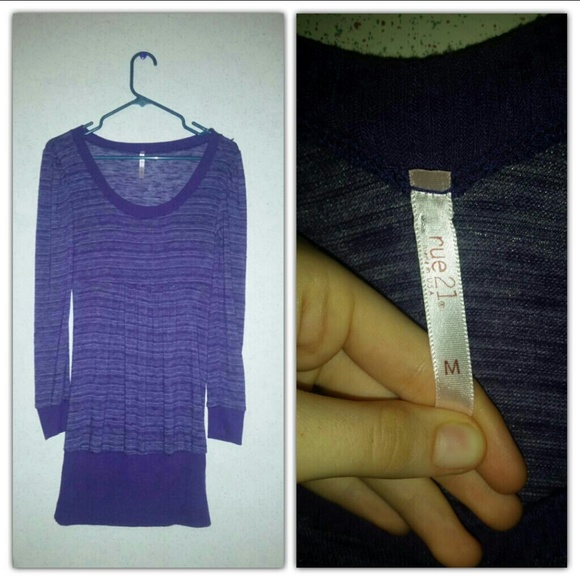 A Rue 21 shirt.