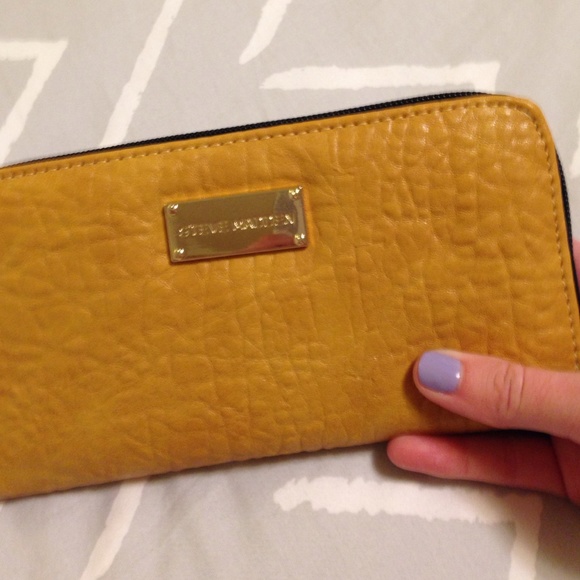 Yellow Steve Madden wallet