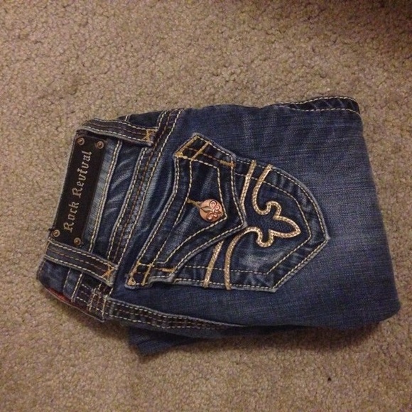Rock Revival denim.