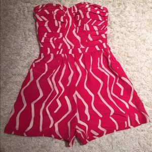 NWOT Charlie Jade Pink Romper