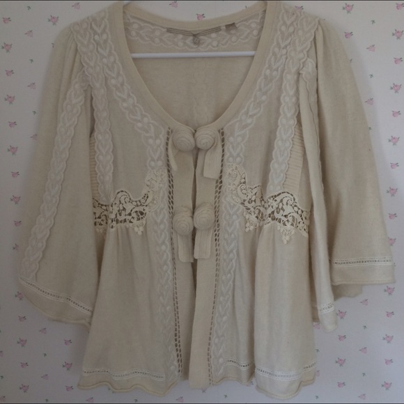Anthropologie-esque Ivory Cardigan