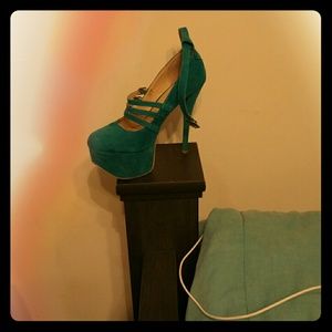 Turquoise platform Mary Jane