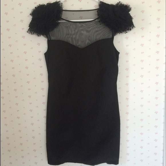Vintage Marchesa Black Dress
