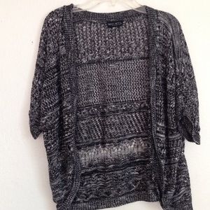 Salt and Pepper half sleeve cardigan