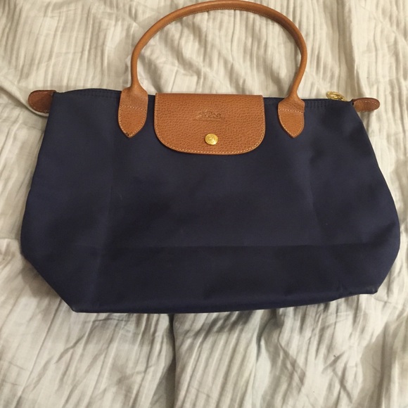 Longchamp navy blue purse