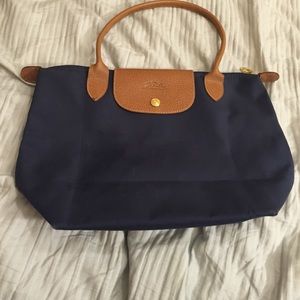 Longchamp navy blue purse
