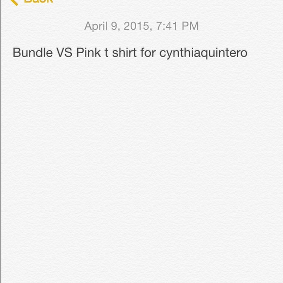 4 VS Pink t shirts