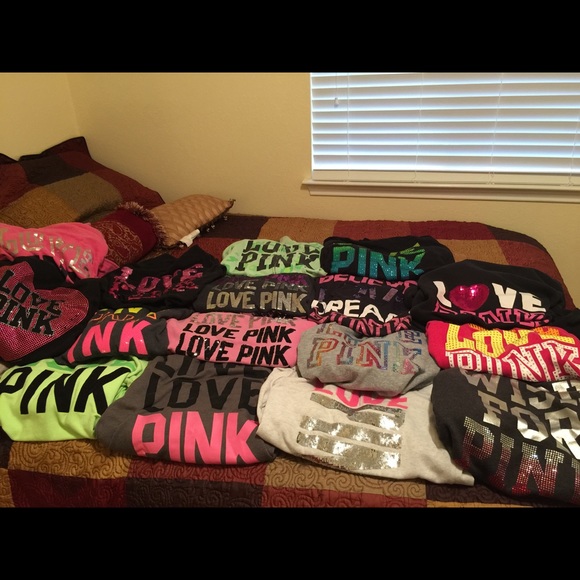 My VS bling hoodies!! 😍