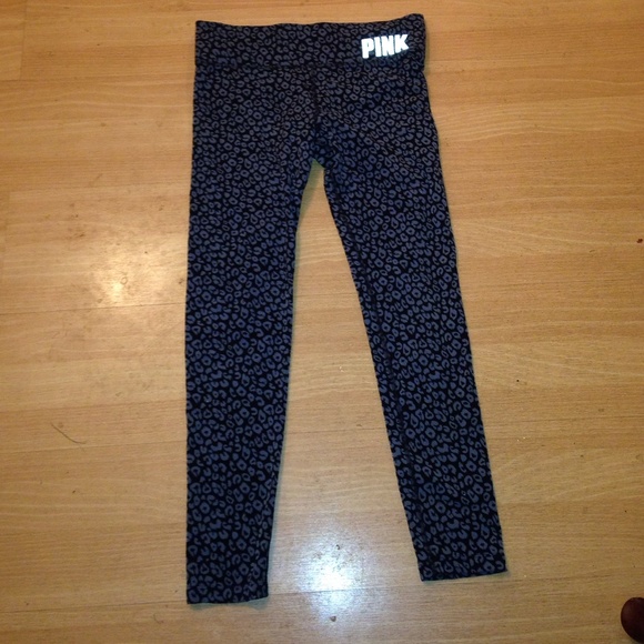 Victoria secret leopard print yoga leggings