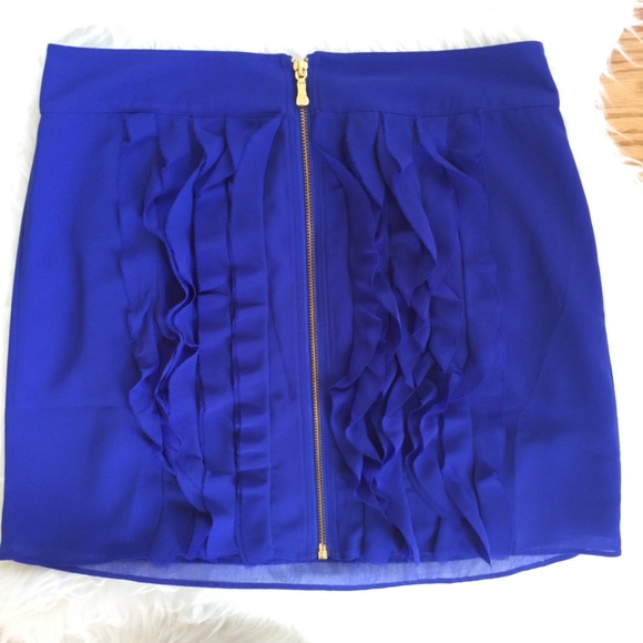 🔱SOLD🔱Ted Baker Ruffle Front Skirt - Picture 2 of 4